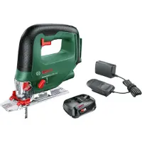 Bosch UniversalSaw 18 V-100 + POWER FOR ALL 18 V Batterie 2,5 Ah Set