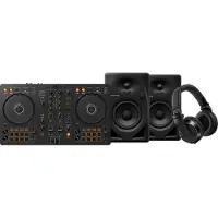 Pioneer DJ DDJ-FLX4 + DJ HDJ-X7 Zwart + DJ DM-40D Zwart