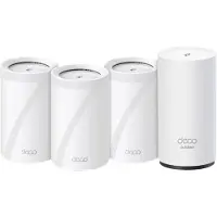 TP-LINK Deco BE65 WiFi 7 Mesh 3-Pack + Deco BE25 Outdoor