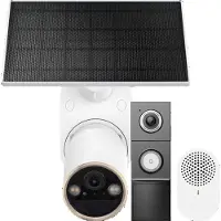 TP-LINK Tapo C460 Solar Kit + D235 Smart Battery & Wired Doorbell