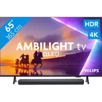 Philips Ambilight 65" PUS8500 QLED 4K (2025) + JBL Bar 300 M2 Noir