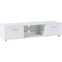 Beliani BANFF - TV-meubel - Wit - MDF