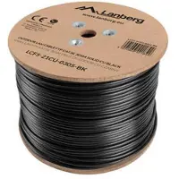 Lanberg Netwerkkabel - - LCF5-21CU-0305-BK - 305 m - Cat5e - F/UTP (FTP)