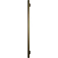 Hotbath &MORE rails RARVM135 ROUND135 cm met geintegreerde schakelaar, single mouting Geborsteld Messing PVD (RARVM135BBP)