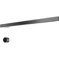 Hotbath &More RAS80 Rails Square handoekwarmerset 80cm met 1 stang en schakelaar geborsteld gunmetal PVD