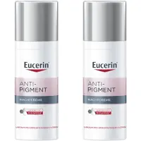 Eucerin Anti-Pigment Nachtcrème voor Vrouwen - Vermindert Pigmentvlekken - Crème met Thiamidol - 50 ml - Voordeelverpakking - Bundel van 2