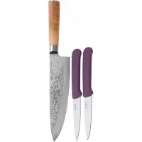 Eden kitchen knives Sugoi Olive koksmes en groentemesjes, 9cm, set van 2