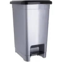 Orion - Smalle Vuilnisbak - 10L - Kunststof - Grijs