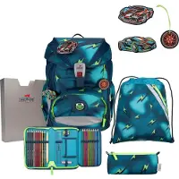 DERDIEDAS ErgoFlex schooltas set 5st. grijs