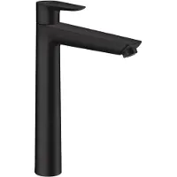 Hansgrohe Wastafelmengkraan Talis E - Ecosmart - Hoge Uitloop - Zwart Mat - 29,3cm