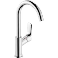 Hansgrohe Logis - Wastafelmengkraan - Ééngreeps bediening - Zonder waste - 210mm - Draaibare uitloop - Chroom