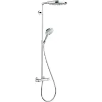 Hansgrohe Raindance Select S - Doucheset met thermostaat, 24 cm, 2jet, chroom 27129000