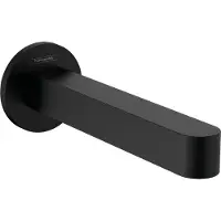 Hansgrohe Baduitloop finoris mat zwart