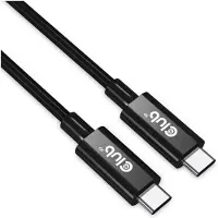 Club 3D CAC-1579 USB-C-kabel USB 4.0 USB-C stekker 3.00 m Zwart