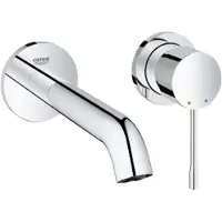 GROHE Essence New afbouwdeel voor 2 gats inbouw wandkraan M size met uitloop 18.3cm chroom