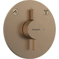 Hansgrohe DuoTurn S - Inbouwkraan, voor 2 functies, geborsteld brons 75418140