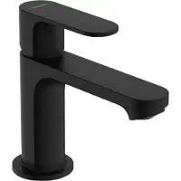 Hansgrohe Rebris 80 verlaagde wastafelkraan Mat Zwart
