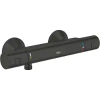 GROHE Douchekraan thermostatisch precision start 150mm m kop mat zwart