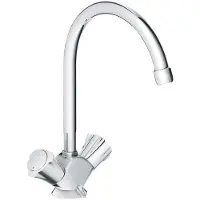 GROHE Costa L keukenkraan met hoge uitloop met kettingoog chroom