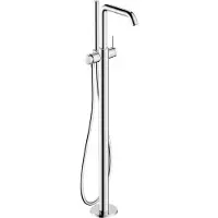 Hansgrohe Tecturis S ééngreeps badmengkraan vloergemonteerd, chroom