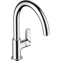 Hansgrohe Vernis Blend M35 - Keukenmengkraan - Ééngreeps bediening - 210mm maat - Draaibare uitloop - 1 straalfunctie - Chroom
