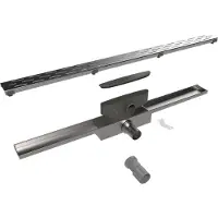 Easy drain Easydrain Compact 30 afvoergoot 6x80 cm zijuitlaat RVS