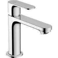 Hansgrohe Rebris S wastafelkraan 110 CoolStart met synthetische afvoer chroom