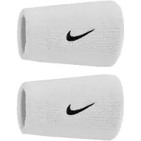 Nike Swoosh Classic Doublewide Wristband 2-Pack | ONE SIZE | Unisex