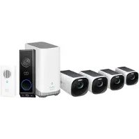 Eufy EufyCam 3 4-Pack + Video Doorbell E340 + Chime