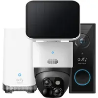 Eufy Eufycam Solocam S340 + Video Doorbell E340 + Homebase 3