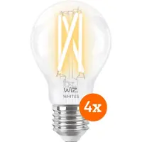 WiZ Connected WiZ Smart Filament lamp Standaard 4-pack - Warm tot Koelwit Licht - E27