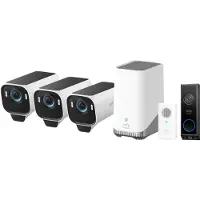 Eufy Anker eufyCam S3 Pro 3-Pack + Video Doorbell E340 + Chime