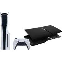 Sony PlayStation 5 Slim Disc Edition + Covers Zwart
