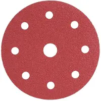 Radix - Schuurschijf - Pro - Klittenband 125 mm - P60 – 9 stofgaten (10 stuks)