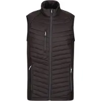 Regatta Professional Heren Gewatteerd Hybride Gilet (Zwart/Seal Grijs)