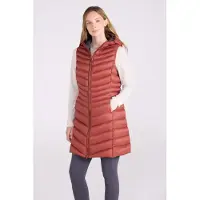 Mountain Warehouse Dames/Dames Florence gewatteerde lange jas (Roest)