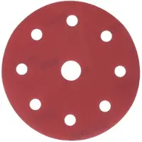 Radix - Schuurschijf - Pro - Klittenband 125 mm - P400 – 9 stofgaten (10 stuks)