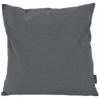 Gek op kussens! Sierkussen loya antraciet | 45 x 45 cm | katoen/polyester