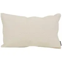 NOVÉE Embossed cream | 30 x 50 cm | kussenhoes | pu leder