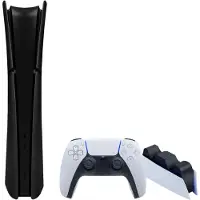 Sony PlayStation 5 Slim Digital Edition + Covers Zwart + Oplaadstation