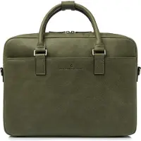 Castelijn & beerens Carisma Koffer Leer 40 cm Laptop compartiment olijf