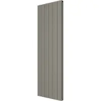 VIPERA Mares dubbele handdoekradiator 56,5 x 180 cm centrale verwarming zijdegrijs zij- en middenaansluiting 2159W