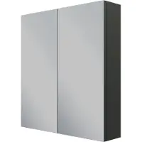 Linie Montro spiegelkast 70 x 75 cm Mat Zwart