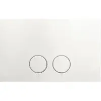 Luca Varess Perleas bedieningspaneel mat wit voor Ideal Standard Prosys inbouwreservoir