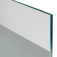 Balmani Modular douchewand helder glas met matte strook 136 x 200 cm, met coating