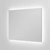 Balmani Giro Touch rechthoekig badkamerspiegel 90 x 65 cm met spiegelverlichting en anti-damp