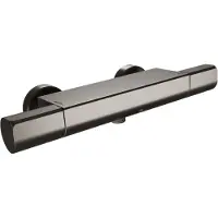 Blaufoss Eris thermostatische kraan muurmontage opbouw badkraan Brushed GunMetal