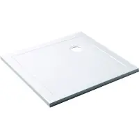Luca Varess Soft douchebak 80 x 80 cm acryl glanzend wit