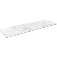 Balmani Stretto enkel of dubbel tablet Carrara marmer 180 x 55 cm