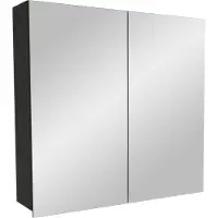 Balmani Lucida spiegelkast 75 x 72 cm zwarte eik